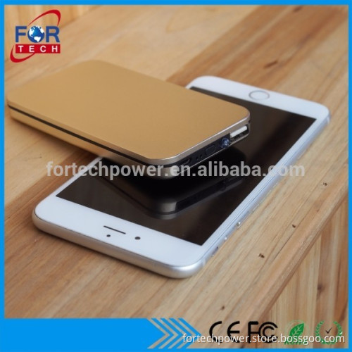 2016 Best quality restaurant portable charger power bank 4000 mah for samsung/iphone/xiaomi